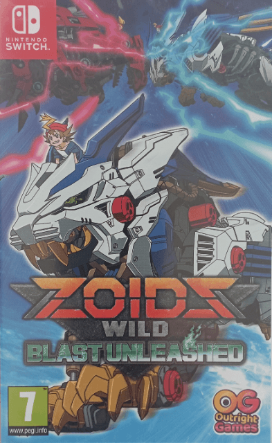 Zoids Wild: Blast Unleashed box art for Nintendo Switch